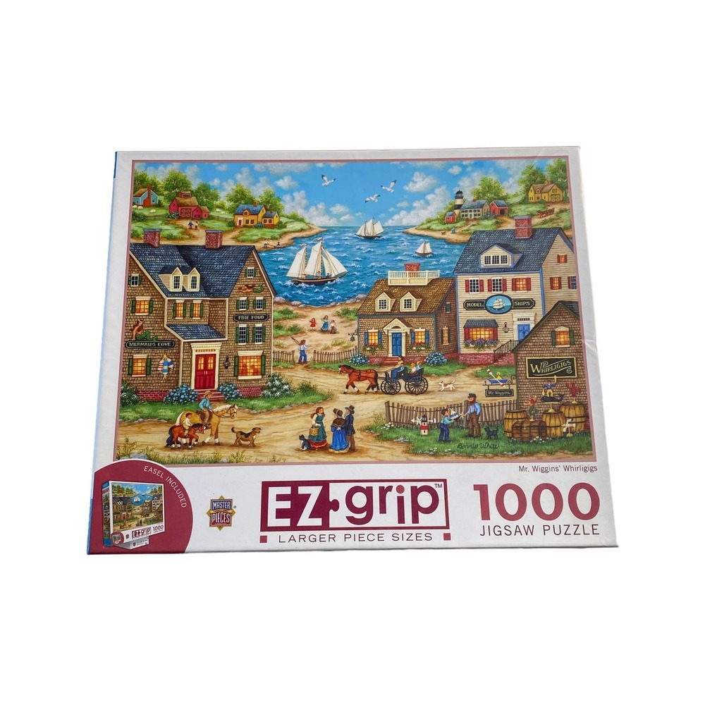 MasterPieces Mr. Wiggin's Whirligigs EZ Grip 1000 Pcs Puzzle Complete